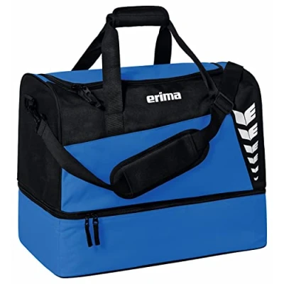 Image of Erima Six Wings Sports Bag with Bottom Compartment, New Roy/Black, L