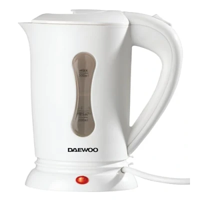 Image of Fine Elements 0.5L Plastic Travel Kettle with Auto Cut Off, Boil Dry Protection, Two White Cups Included, Lightweight and Portable Concealed Heating Element