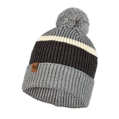 Image of Buff Knitted Hat Elon Unisex One Size Black