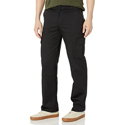 Image of Dickies Mens Men&#039;s Straight Cargo Pants, Black, 32W x 30L