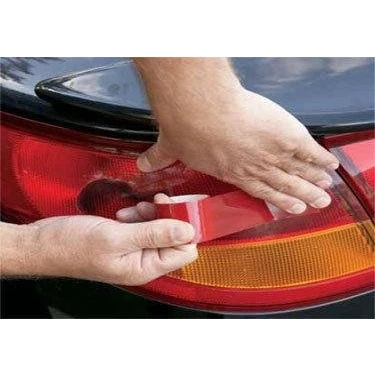 Image of 3 Rolls Car Lens Light Indicators Rear Front Repair Tape Red Amber Orange Clear