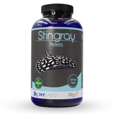Image of NT Labs Pro f Stingray Pellet, Fish Food, Aquarium Sinking 4.5mm Nutritious Feed, SIZE 500 gm
