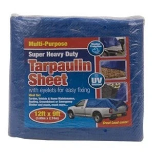 Image of Harris 3051 Tarpaulin 12ft X 9ft Waterproof
