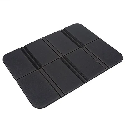 Image of VGEBY Folding Portable Small Cushion, Mat Foam Camping Seat Waterproof Chair Outdoor Picnic Garden Beach (Color : Black)