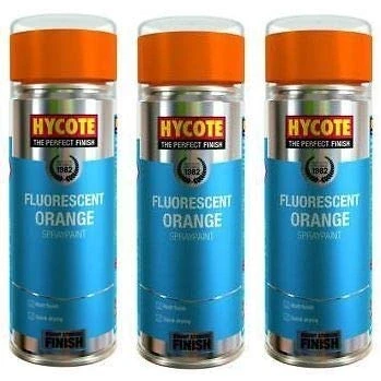 Image of Hycote Fluorescent Orange 400ml (Pack of 3)