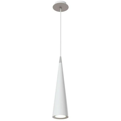Image of Nevill Slim Ceiling Pendant Lamp White, 1 Light, GU10