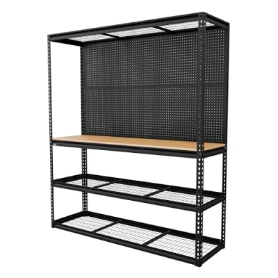 Image of Sealey Heavy Duty Modular Workbench with Racking &amp; Pegboard 300kg Capacity Per Level APMWB1