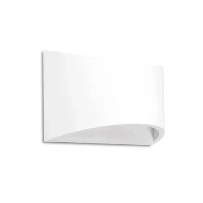 Image of Integral LED Galatsi Indoor Decorative Paintable Plaster Up &amp; Down Wall Light Requires 1x G9 Bulb (Sold separately) Match Your Interior, Ideal for Bedroom, Living Room, Hallways Offices