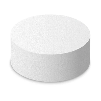 Image of 6&quot; inch Diameter Round Cake Polystyrene Modelling Dummy 5&quot; Deep