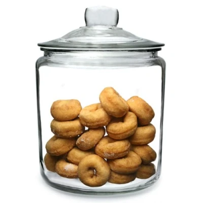 Image of Utopia Biscotti Jar Large 3.8ltr Food Storage Jar, Glass Push Top