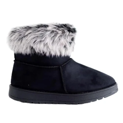 Image of sole london WOMENS FAUX FLUFFY FUR LINED WARM LADIES ANKLE WINTER SNUGG SHOES BOOTS SIZES