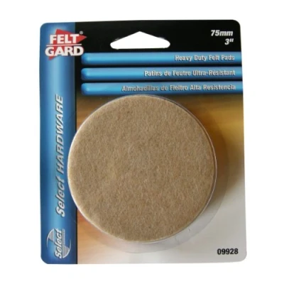 Image of Felt Gard 75mm Large Round Furniture and Floor Protection Pads (Pack of 4)