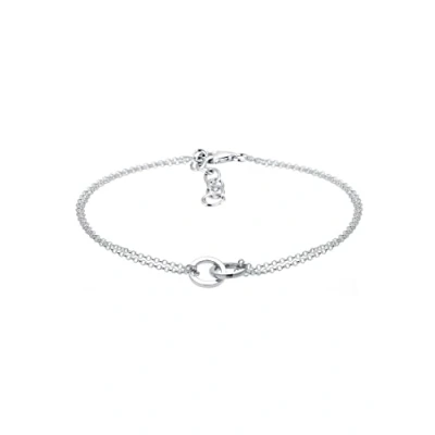 Image of Elli Women&#039;s 925 Sterling Silver Bracelet 17cm length