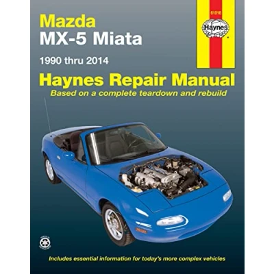 Image of Mazda MX 5 Miata (90 14) Haynes Repair Manual (USA) (Paperback)
