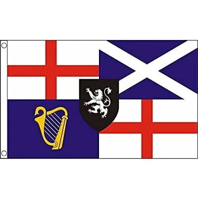 Image of AZ Flag Lord Protectors 1658 59 3x5 Ft 100D Polyester Bristish Historic Banner with Two Metal Grommets Fade Resistant Vivid Colors 3&#039; x 5&#039; Feet 150x90 Cm