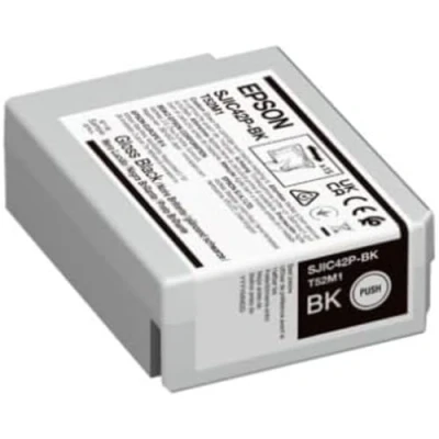 Image of Epson BS Label Consumables U4 SJIC42P BK Cartridge