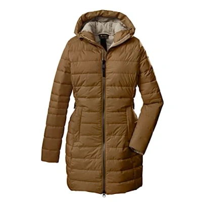 Image of G.I.G.A. DX (GIGEQ 34 WMN QLTD PRK, Women&#039;s Casual Functional Parka in Down Look with Hood, Light Brown, 38, 38803 000
