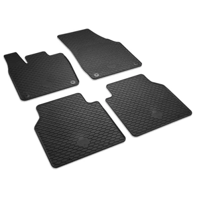 Image of Volkswagen 10B061550041 Rubber Floor Mat, 4 x All Weather Black