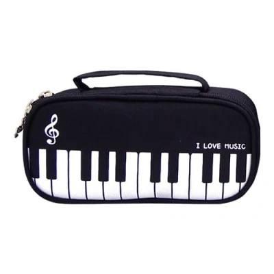 Image of Music Themed Pencil Case/Pouch Keyboard