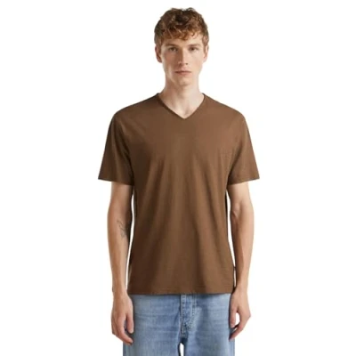 Image of United Colors of Benetton Men&#039;s 3je1j4264 t Shirt, Brown, L