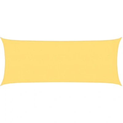 Image of vidaXL Sunshade Sail 160 g/m² Beige 2x5 m HDPE