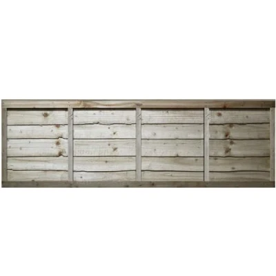 Image of NEW 6ft x 2ft Wooden Premier Larch Lap Pressure Treated (Tanalised) Garden Fence Panel (1830mm 600mm 183cm 60cm)