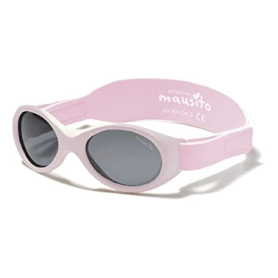 Image of Mausito Baby Girl&#039;s Surfer Earth Edition Sunglasses, Pale Rose, 6 18 Months
