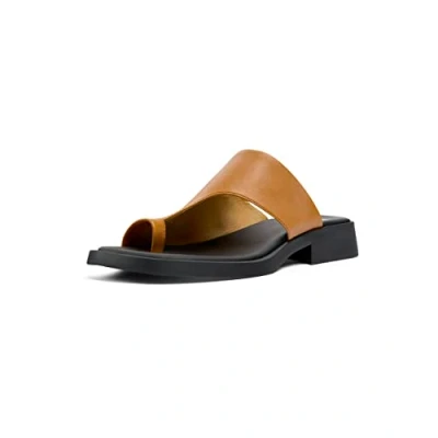 Image of Camper Women&#039;s Dana K201488 Flat sandal, Brown, 3 UK