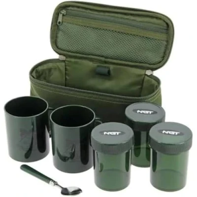 Image of NGT Brew Kit (Incl. 2 Cups, 3 Pots &amp; Spoon) Fishing bag