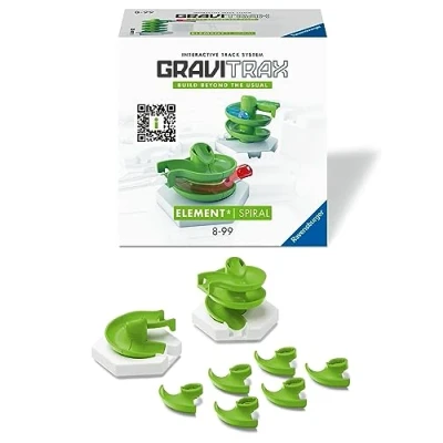 Image of Ravensburger GraviTrax Extension Spiral Marble Run STEM, Building and Construction Toys for Kids Age 8 Years +, White
