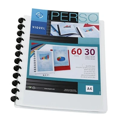 Image of Viquel Polypropylene Maxi Geode Customisable Binding 60 Views White