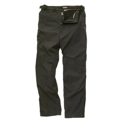 Image of Craghoppers Winter Lined Kiwi Trousers Colour: Black, Size: 32, Length: Short