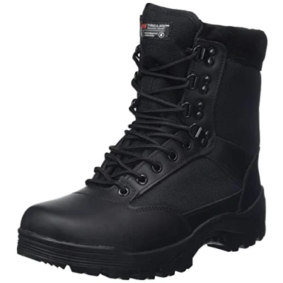 Image of Mil Tec Unisex Swat Hiking Shoes, Black, 8 UK