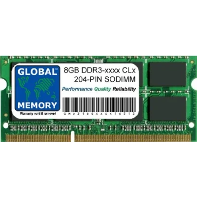 Image of 8GB DDR3 1333/1600/1866MHz 204 PIN SODIMM MEMORY RAM COMPATIBLE WITH LAPTOPS/NOTEBOOKS