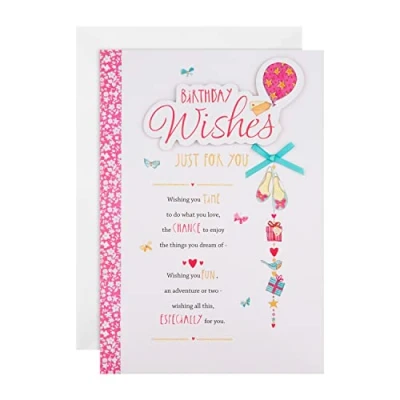 Image of Hallmark Birthday Card Classic Design with Heartfelt Verse