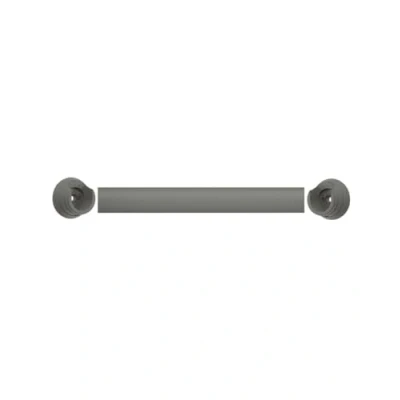 Image of Romantica Eyelet Recess Curtain pole, 28mm, 180 cm, Cobblestone