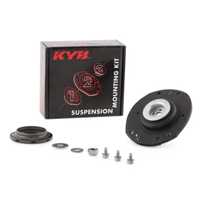 Image of 503156, 5031A2, 503527, 503854, 5038C5 Top strut mount KYB SM1910 Front Axle Left Suspension Mounting Kit PEUGEOT: 206 Hatchback