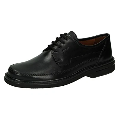 Image of Sioux Marcel schwarz Lamm Nappa Maurice Herren, Men’s Oxford, Black BLACK, 5.5 UK (38.5 EU)