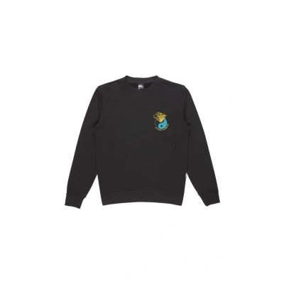 Image of Quiksilver Graphic MIX CREW Sweatshirt, Size: XS, Black