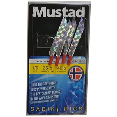 Image of Mustad Feathers: Flector Mackerel Trace 1/0