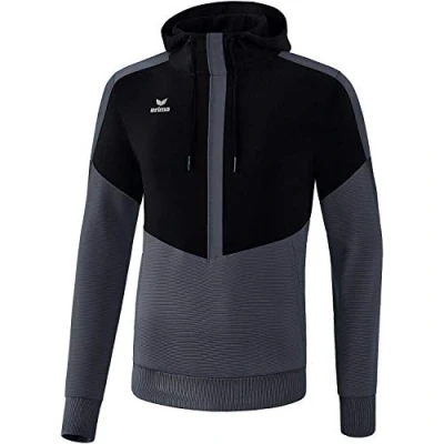 Image of Erima Squad Hoody Black/Slate Grey, Large