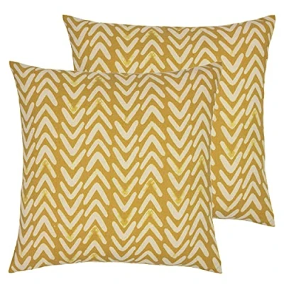 Image of furn. Nomi Cushions (Twin Pack) Yellow Size 45 cm x