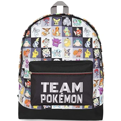 Image of Official Team Pokemon Girls Pikachu Kids Backpack Rucksack Boys School Bag