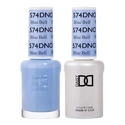 Image of DND Duo Gel &amp; Nail Polish Set Blue Bell 574 2x15ml
