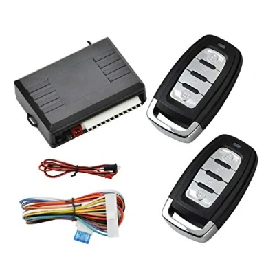 Image of Universal Remote Control Central Door Lock Kit Style 7 Locking Keyless Entry Upgrade with Contorl Box + 2 Replacement for Car
