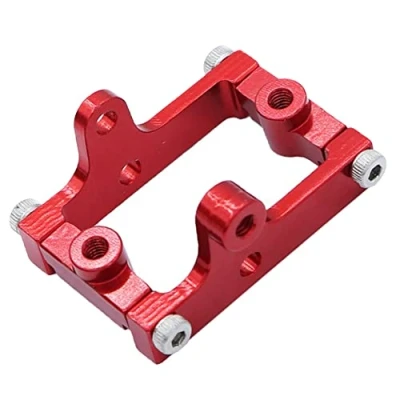 Image of Zwfjcmsa Metal Servo Mount for 4M 1/18 RC Crawler Car TRX4M Upgrade Accessories,Red