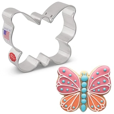 Image of Ann Clark Cookie Cutters Small Butterfly/Moth Cutter, 7.6 cm