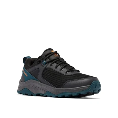 Image of Columbia Men&#039;s Trailstorm Ascend WP Waterproof Low Rise Hiking Shoes, Black (Black x Night Wave), 9 UK