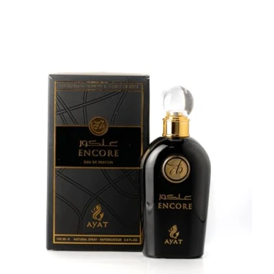 Image of Ayat Perfumes Encore Eau de Parfum 100ml Spicy, Floral &amp; Woody Unisex Fragrance Luxurious Arabian Perfume Long Lasting Vanilla Honey Scent Premium Arabic for Men Women
