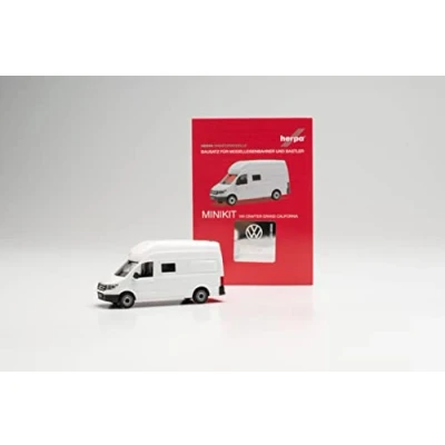 Image of Herpa 013888 MiniKit Volkswagen Crafter Grand California, White, Car, Miniature, Small Model, Collectible, Detailed